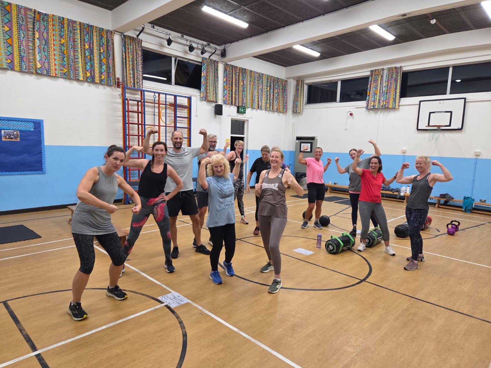 Circuits Collective class at Mulbarton School Hall Norfolk