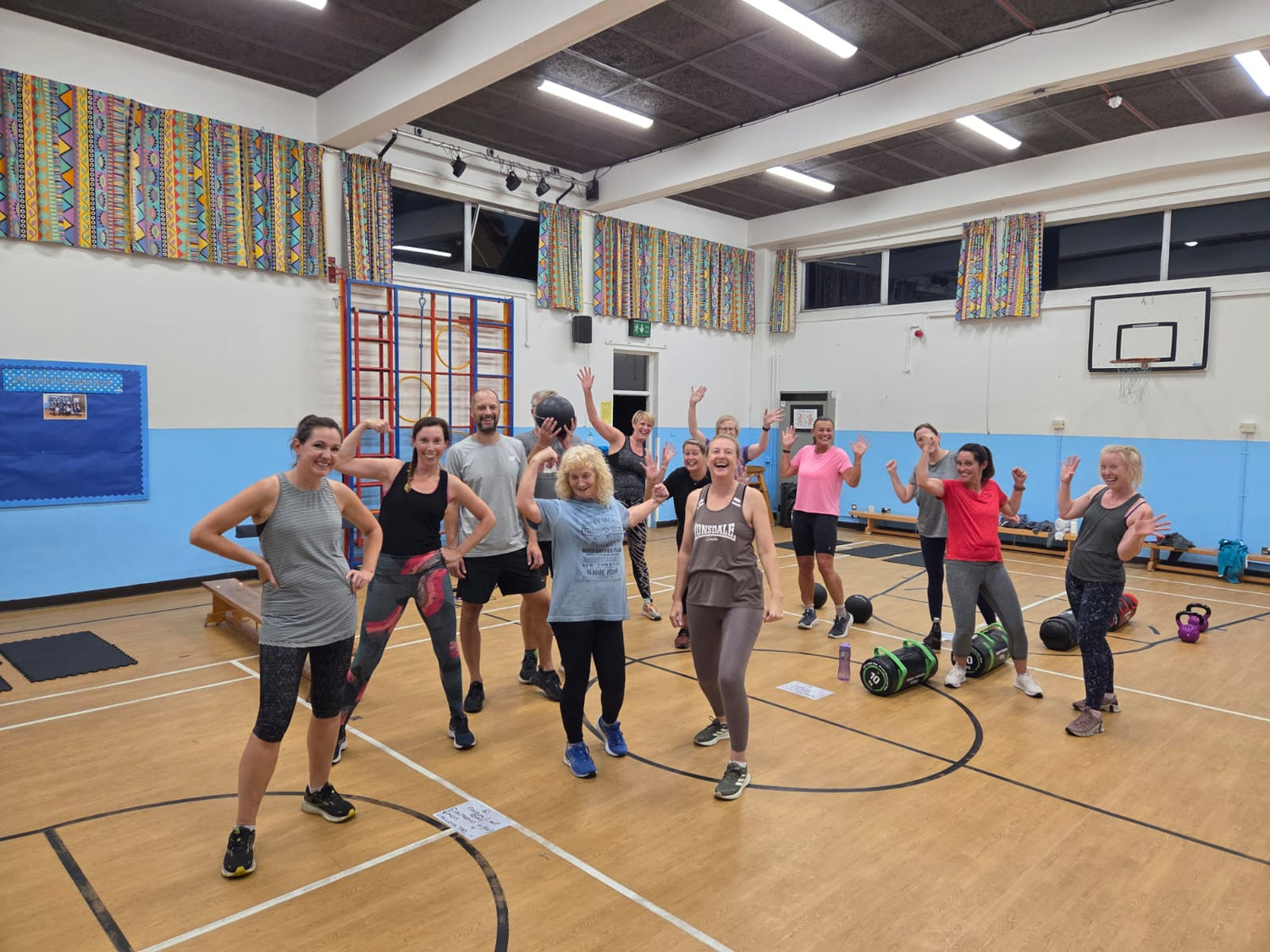 Circuits Collective class at Mulbarton School Hall Norfolk